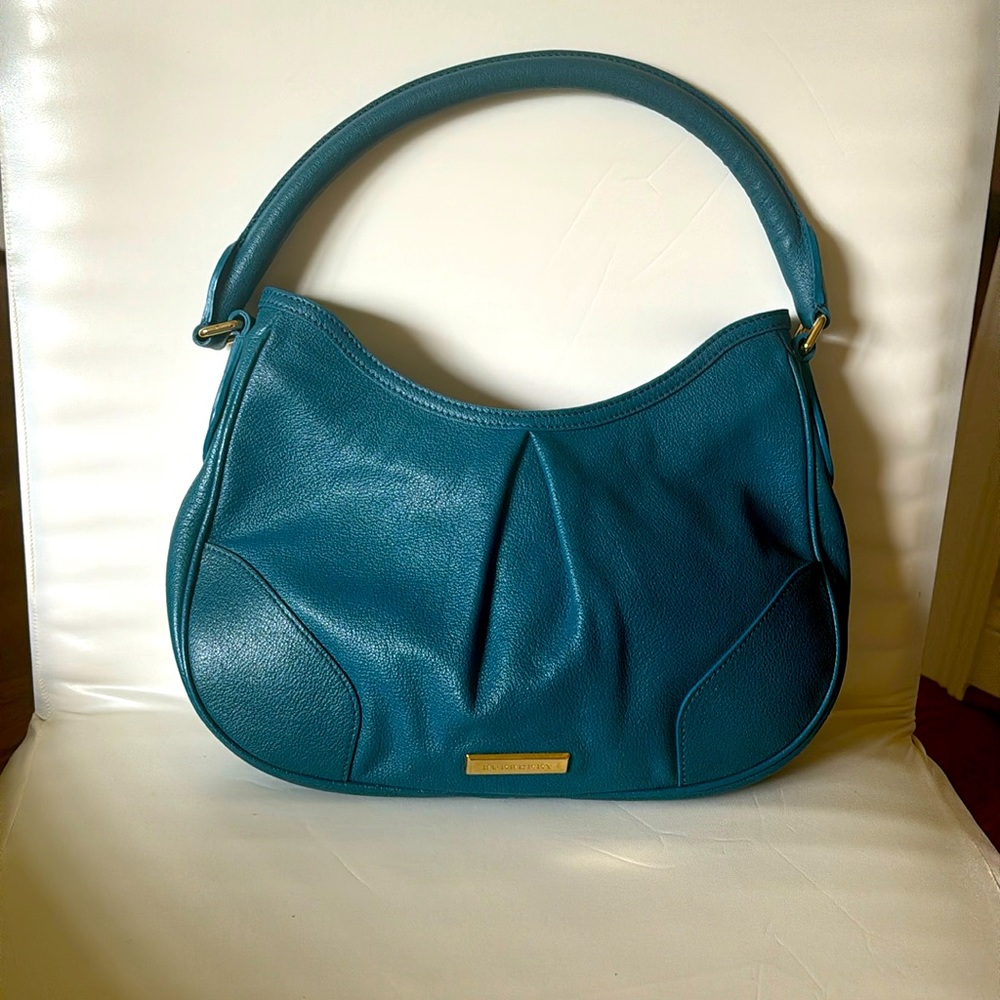 Burberry bag. Authentic. Leather. Blue